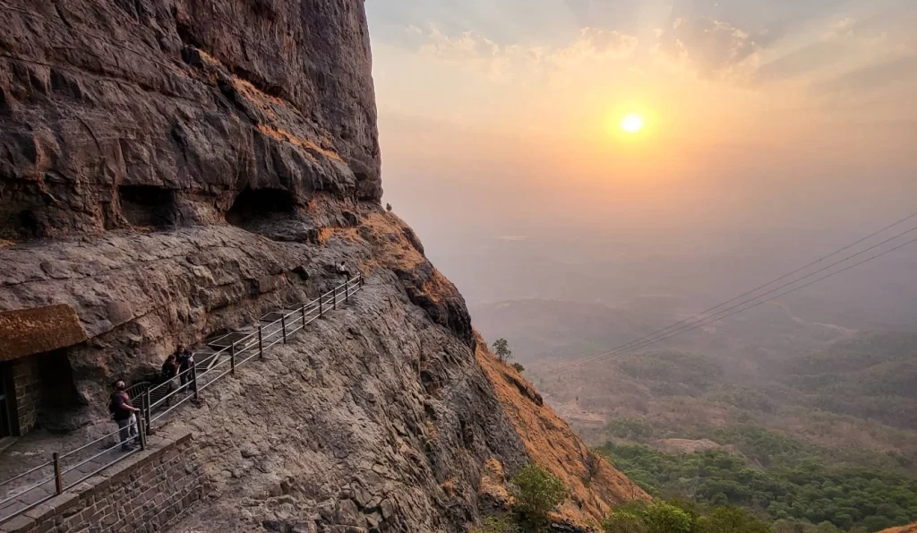 Incredible-Sunset-at-Nane-Ghat-Caves-Ghat-Nagar