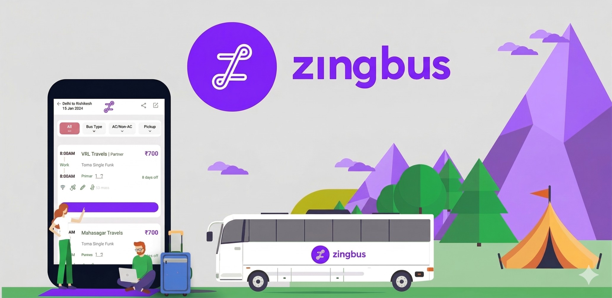 AC sleeper bus booking