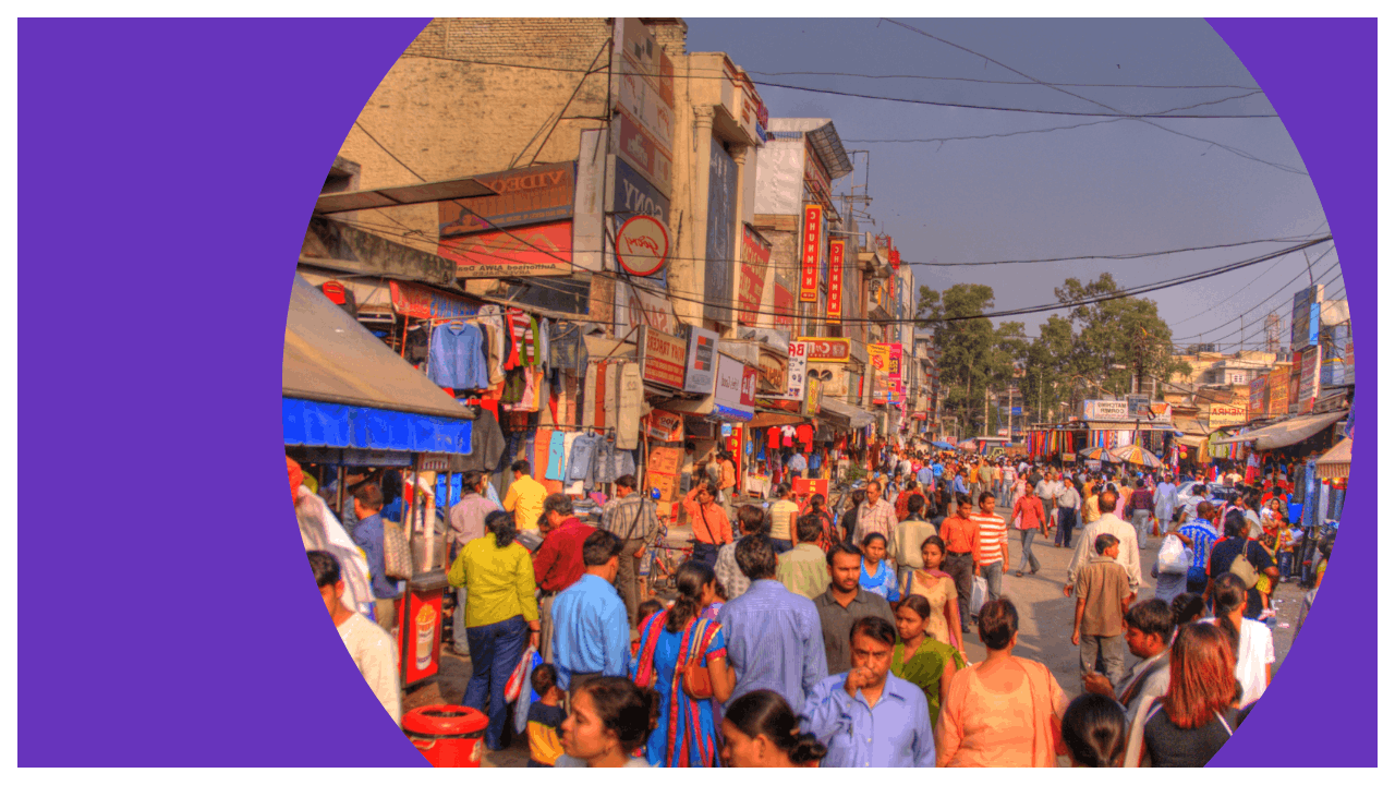 Lajpat Nagar Central Market Delhi