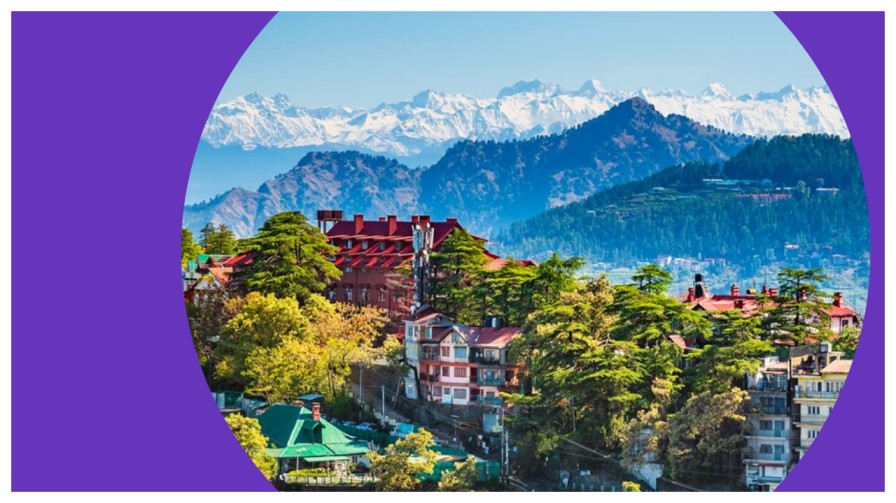 Shimla travel guide covering Mall Road shopping Kufri snow views Jakhoo Temple and toy train journey from Delhi