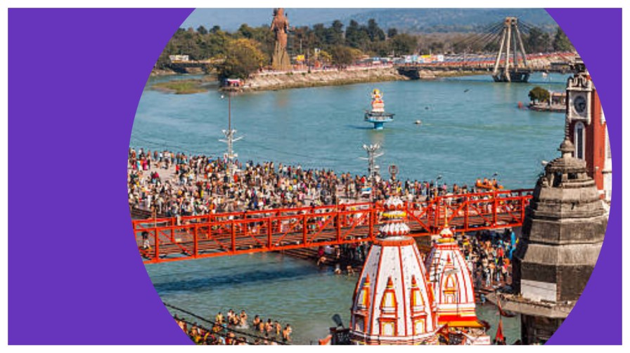 Exploring Haridwar in 2 days with Har Ki Pauri Ganga Aarti and temple views.