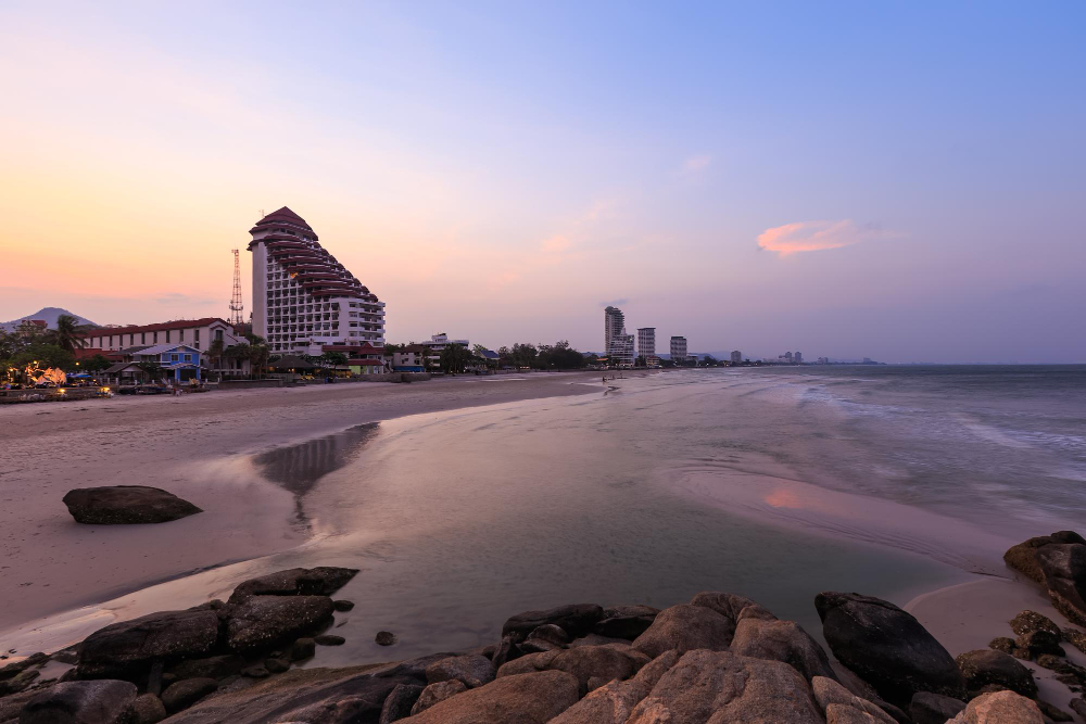 Places to visit near Chennai under 500 km: the French Quarter promenade at Pondicherry at sunrise and the Brihadeeswarar Temple tower rising above the Thanjavur plains