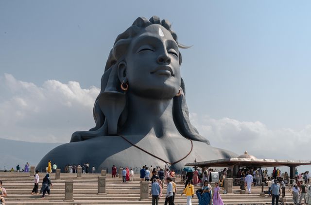 Shiva Adiyogi Statue in Coimbatore